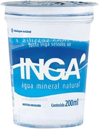 Copo de água mineral Ingá de 200 ml